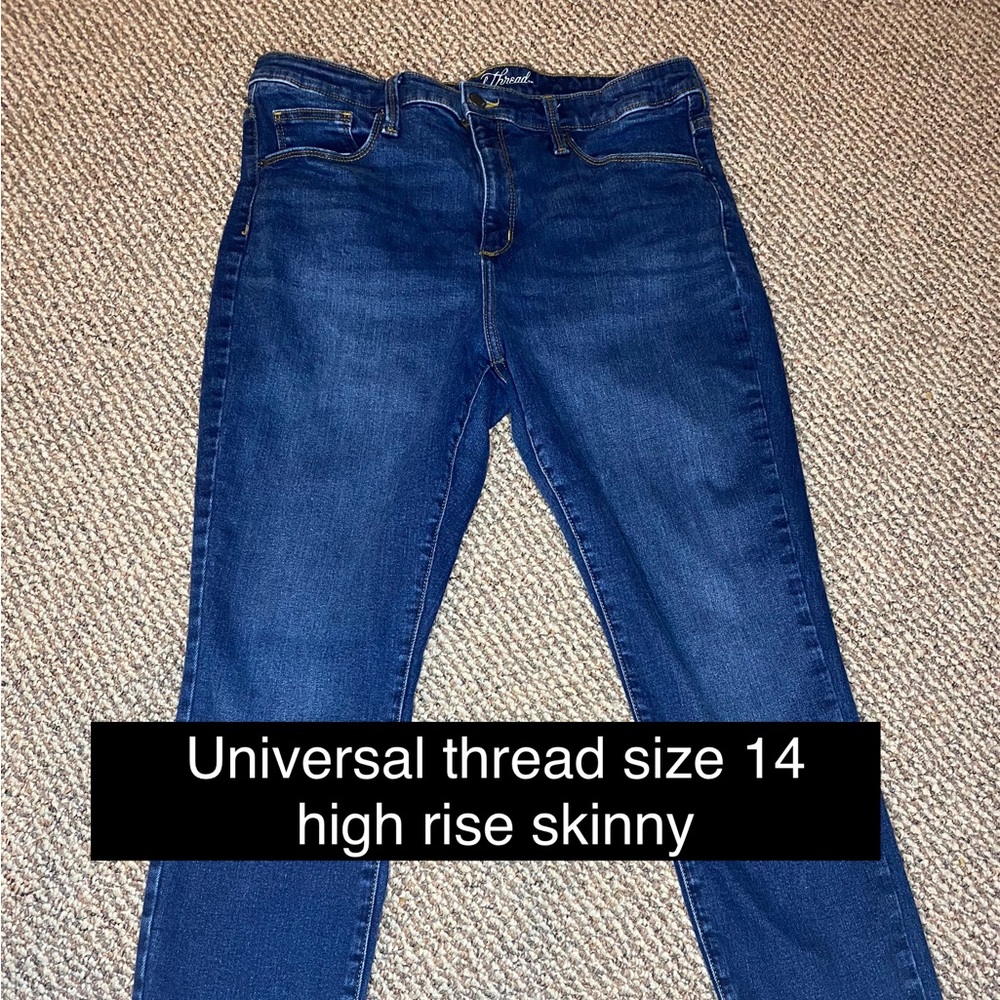 Universal thread size 14 jeans